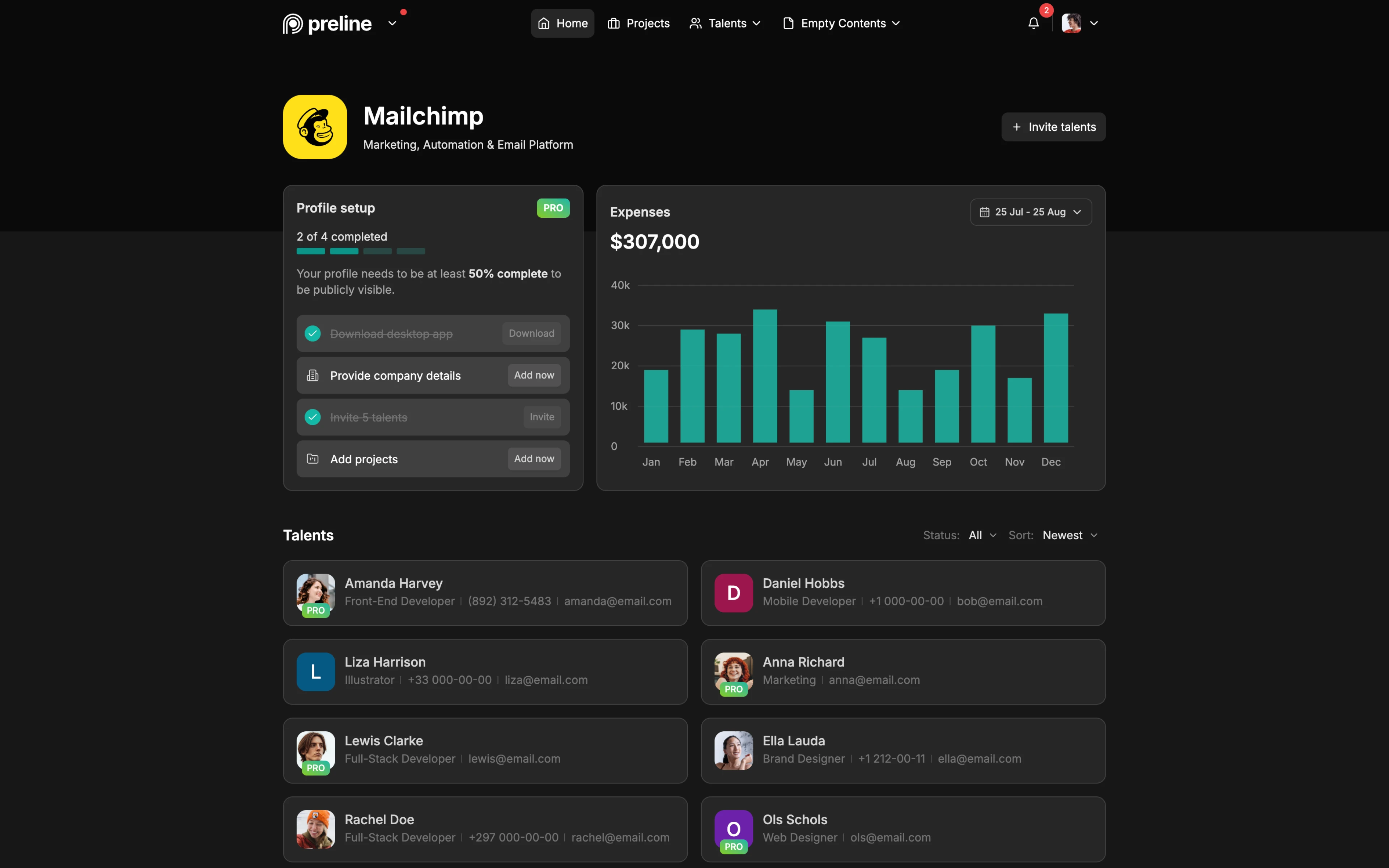 Dark Workspace